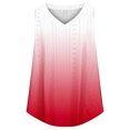 thumbnail image 4 of Plebaso Womens Tank Tops V Neck Gradient Lightweight Eyelet Shirts Flowy Loose Summer Sleeveless Blouses, 4 of 7