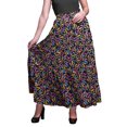 thumbnail image 1 of Bimba Jupes Maxi Imprimées Femmes Style Bohème Gitane Longue Jupe en Coton, 1 of 5