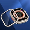 thumbnail image 3 of Langgg 2pieces Non Discoloring Titanium Frame 49mm Protective Tempered Film Protective Film Tightly Gold, 3 of 6