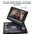 thumbnail image 4 of Amdohai 7.8 Inch 16:9 Widescreen 270° Rotatable LCD Screen Home Car TV DVD Player Portable VCD Compact Disc MP3 Viewer with Game Function, 4 of 7