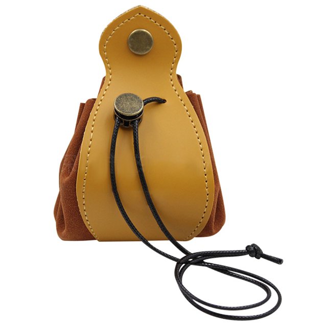 Gkeoshab Tool Bag Drawstring Leather DND Dice Bag Role Playing Game Dice Soft Foldable And Storage Bag For D&D Dice Jewelry Keys And Other Small Accessories Home & Garden