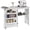 White, variant on HOMCOM Folding Sewing Table Mobile Sewing Machine Cabinet with Shelf White