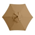 thumbnail image 2 of Beach Umbrellas for Sand Garden Umbrella Outdoor Stall Umbrella Beach Sun Umbrella Replacement Cloth 106 Inch Diameter 6 Skeleton Beach Umbrella Portable, 2 of 3