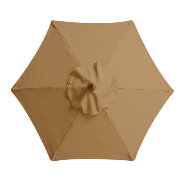 JWshufel Garden Stall Umbrella Replacement Cloth Vintage Design Lightweight Easy Carry Sun Protection Sturdy Windproof Standout Patterns Beach Pool Camping Use Accessories