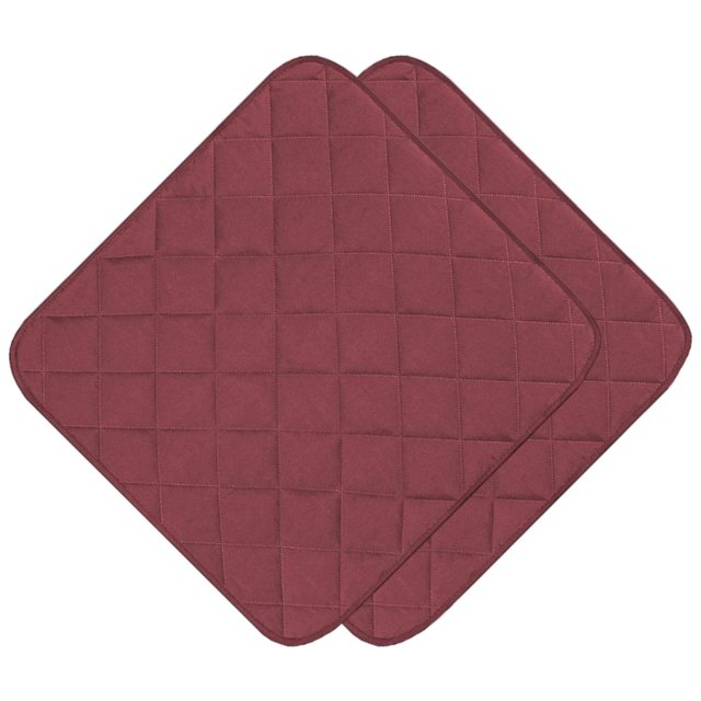 Coussins de Fauteuil Roulant Réutilisables Lavables Doux Portatifs Coussin de Siège Protecteur de Siège Lit Rouge