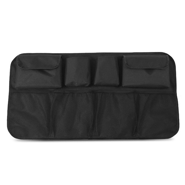 facefd Trunk Organizer Bag Universal Large Capacity Backseat Storage Bag Universal Pouch Cargo Holder Pocket black