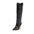 thumbnail image 2 of Babysbule Boots for Women Cearance Women's Wedges Pointed Toe Comfortable Embroidered Rodeo Cowboy Boots, 2 of 6