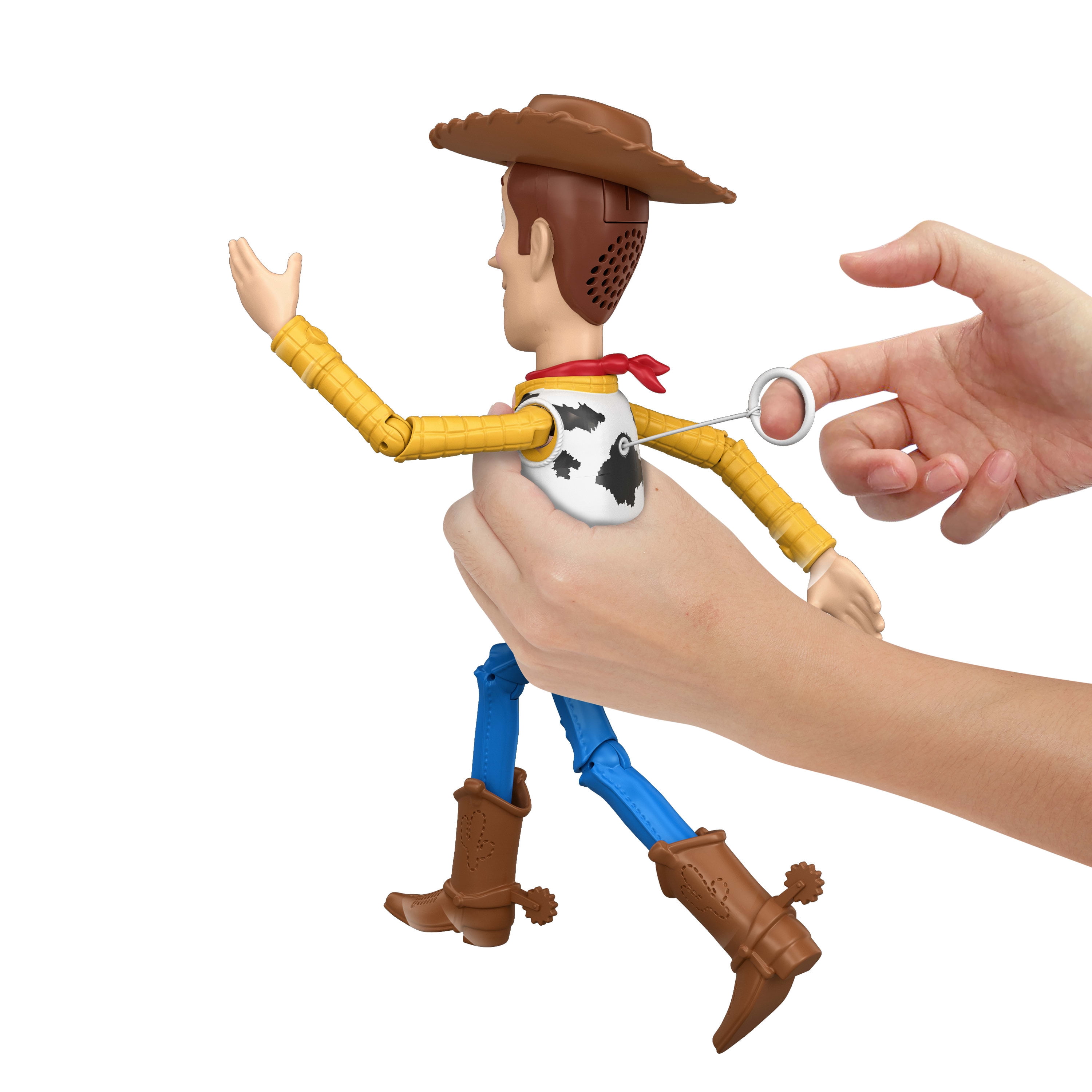 Figurine articulée de Woody rapide comme l’éclair d’Histoire de jouets 5 Disney et Pixar de 30,5 cm, plus de 50 sons