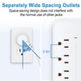 thumbnail image 1 of PROTECTOR POWER STRIP 8 OUTLET WITH PORT LONG CORD FOR HOME OFFICE, 1 of 7