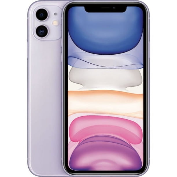 WW2648　iPhone11 64GB MHDF3J/A 82% Restored Apple iPhone 11 64GB Unlocked Smartphone Good - Walmart.ca