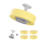 Danhjin Cleaning Supplies Dishwashing Sponge Brushing Pot Tool Kitchen Cleaning Cloth Decontamination and Cleaning Wipe With Suction Cup Detachable Sponge Wipe