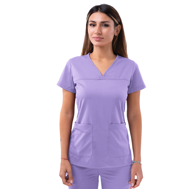 Adar Pro Scrubs For Women - Sweetheart V-Neck Scrub Top