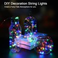 thumbnail image 2 of LAICAIW Lyhope 2 Pack Fairy Lights, Battery Operated Waterproof 8 Modes with Remote Control 33ft 100 Led Copper Christmas String Lights for Outdoor,Indoor,Wedding,Party,Xmas Tree Decoration (Multi-C, 2 of 7