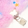 thumbnail image 3 of CIMAXIC Diary for Girls Plush Secret Diary Diary with Lock Adorable Writing Notebook for Girl,8.27"X6.1"X0.98", 3 of 4