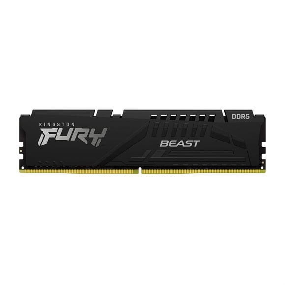 Kingston Fury Beast Black 32GB 5200MT/s DDR5 CL40 XMP 3.0 Ready Computer Memory Single Module KF552C40BB-32