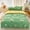 Green #2, variant on Dorm Bedding Set for Students | Twin Bed Comforter Cover Sheet Set | Soft Polyester Bed in A Bag | Fresh Pattern Bedroom Decor for College Dorm Rooms