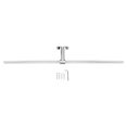 thumbnail image 2 of Acrylic Bathroom Towel Bar Clear Acrylic Shower Towel Rack Wall Mounted Single Bars Towel Rack Rod, 2 of 7