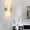 Gold, variant on Modern Acrylic LED Wall Light,Warm White Indoor Sconce,Golden Wall Lamp For Living Room,Bedroom,Bathroom,Corridor,Stairway,Energy Saving,Eye Protection,Stylish Home Decor Holiday Gifts