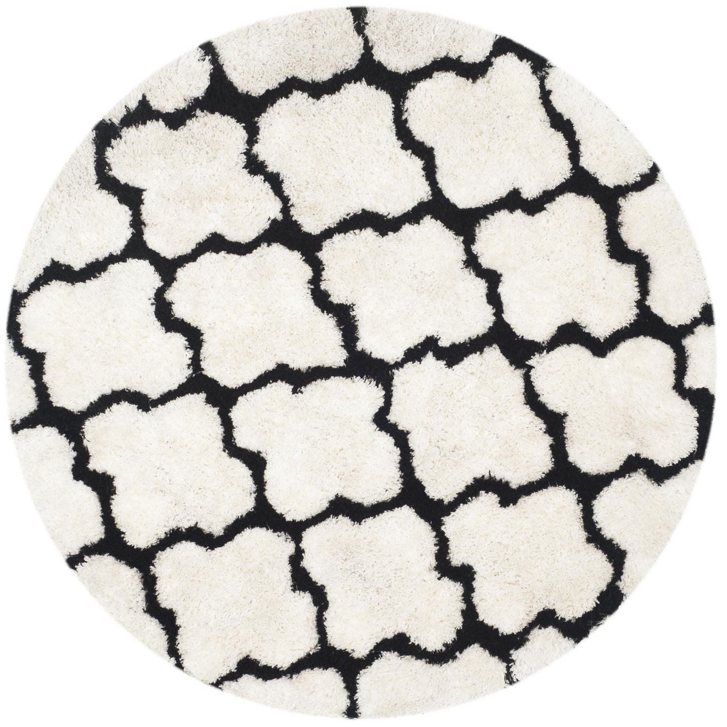 Safavieh Barcelona Anabelle Tapis Peluche Shag Géométrique