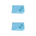thumbnail image 1 of Redempat 1/2/3/5 50pcs Add Touch Of Sophistication With Heart Hollow Table Namecards Empty blue 2PCS, 1 of 6