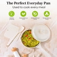 thumbnail image 3 of Granitestone ZUKA Cream 6 Piece Nonstick Ceramic Oven Safe Dishwasher Safe All In One Pan Set, 3 of 11