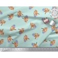 thumbnail image 2 of Soimoi Cotton Voile Fabric Wool & Cat Animal Print Sewing Fabric Yard 56 Inch Wide, 2 of 3