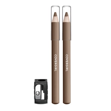 COVERGIRL Easy Breezy Brow Fill + Define Brow Pencil, Sharpener Included, Long-Lasting, Deeply Pigmented, Blendable Formula, 100% Cruelty-Free