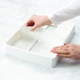 thumbnail image 3 of YouCopia 50100 StoraLid Food Container Lid Organizer, Large, White, 3 of 4