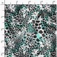 thumbnail image 2 of Soimoi Green Rayon Fabric Leopard Animal Skin Decor Fabric Printed Yard 42 Inch Wide, 2 of 6
