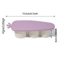 thumbnail image 3 of Large Silicone Tray For Cylinder Shaped Cubes Reusable With Lid For And Tumbler Cups Easy Release, 3 of 9