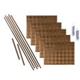 thumbnail image 1 of Fasade Miniquattro Vinyl Backsplash Kit 15 sq ft Antique Bronze, 1 of 6