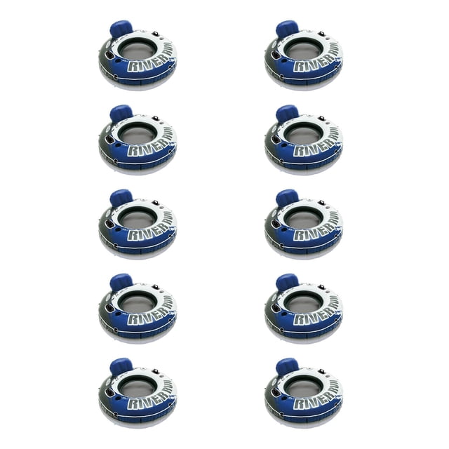 Intex Bouée de Piscine Gonflable Flottante River Run 1, Lot de 10, Bleu