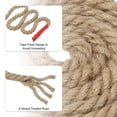 thumbnail image 3 of Unique Bargains 3/4 Inch 29.6 Feet Jute Rope Natural Manila Rope 4 Strand Twisted Thick Heavy Twine Rope, 3 of 5
