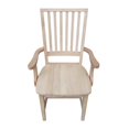 thumbnail image 2 of International Concepts Chaise Latérale Mission avec Accoudoirs, Non Fini, 2 of 5
