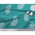 thumbnail image 2 of Soimoi Poly Georgette Fabric Paisley Block Fabric Prints by Yard 52 Inch Wide, 2 of 3