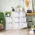 thumbnail image 2 of HOMCOM Office File Cabinet with 3 Drawers, Vertical Filing Cabinet, White, 2 of 10