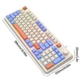 thumbnail image 2 of Birdeem Gaming Key Keyboard,Gaming Keyboard Mechanical,Gaming Keyboard 104 Keys Wired Usb Colorful Rgb Backlight Keyboard Cable Game Mixed Light Green Mechanical Keyboard,Gaming Mechanical Keyboard, 2 of 4