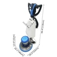 thumbnail image 4 of INTBUYING Tampon Récurant pour Plancher de 17 Pouces Nettoyeur de Tapis Multifonction Machine à Récurer pour Plancher Ponceuse Polisseuse Robuste Machine 110V, 4 of 12