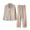 02 Rose Gold, variant on Weiqiqre Womens Satin Pajamas Set, 2 Pieces Silky Pjs Long Sleeve + Pants Sleepwear for Mom