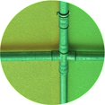 thumbnail image 1 of Ahgly Tapis d'Intérieur Lavable en Machine Carré Transitionnel Vert Émeraude, 3 Pieds Carré, 1 of 7