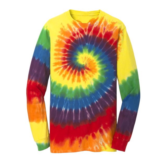 Gravity Threads Tie-Dye Long-Sleeve Shirt - Rainbow - 2X-Large