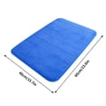 thumbnail image 1 of YoGold Memory Foam Bath Mat, 24" x 16", Ultra Soft and Non-Slip Bathroom Rugs, Water Absorbent And Machine Washable Bath Rug for Bathroom, Shower, And Tub Blue, 1 of 3