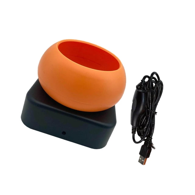Electric Bead Spinner USB Bead Loader Bracelet Stringing Tool Electric for Necklace Jewelry Making Orange