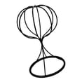 thumbnail image 3 of fastboy Eye-catching Tabletop Decorative Wig Display Stand Balloon Style Hat Holder Black 27.5cm 1Set, 3 of 6