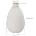 thumbnail image 2 of Unique Bargains Flower Vase, Ceramic Vases Matte Small Floral Vases for Home Decor, White, 2 of 5
