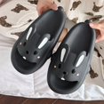 thumbnail image 2 of Wangsaura Women Bathroom Slippers Cute Rabbit Soft Sole Non-slip Open Toe Shower Slide Sandals House Shoes, 2 of 5