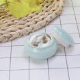 thumbnail image 2 of Mini Ceramics Cream Rouge Storage Tank Portable Travel Makeup Sealed Bottle - 4.6X2.7X3.5CM (Blue), 2 of 8