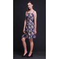 thumbnail image 4 of Bimba Robe Soleil Mini à Taille Smockée pour Femmes à Imprimé Floral Tenue de Fête d'Été-Xxx-Grand, 4 of 5