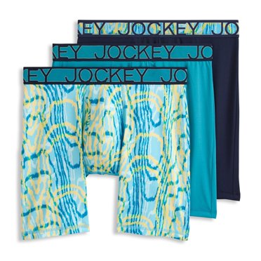 Jockey Caleçon Boxeur à Jambe Longue de 9 Po en Microfibre Active pour Hommes - Lot de 3