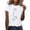 White, variant on Women's Short Sleeve T-Shirt Clearance Sales Women's Chiffon T-Shirt Women' Cat Print Shirt Short Sleeve Round Neck T Shirt Fashion Top Lightweight Soft Casual Summer Clothing Clothes